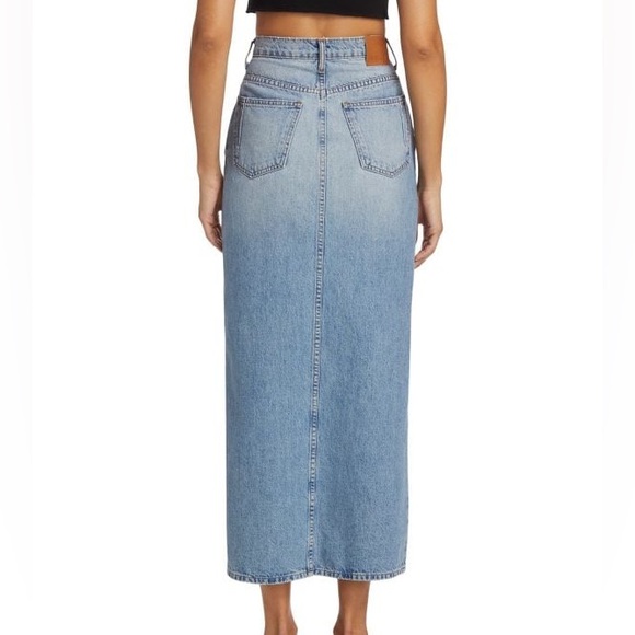 Derek Lam 10 Crosby Denim Maxi Skirt - Picture 3 of 10